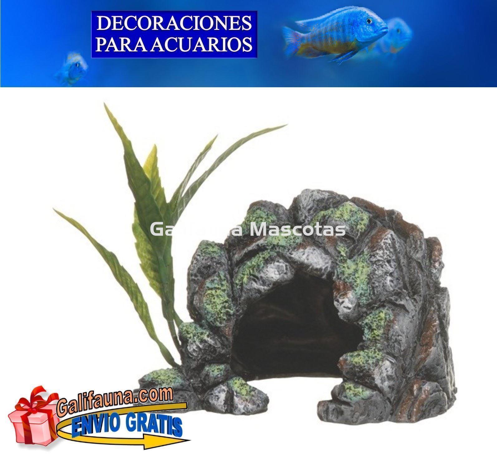 Decoración cueva Polinesia en varios tamaños. Adorno para acuario. - Imagen 3