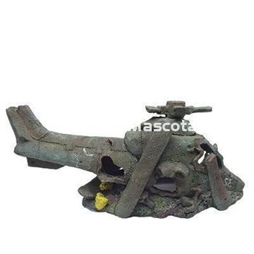 Decoracion Helicoptero hundido grande - Imagen 1