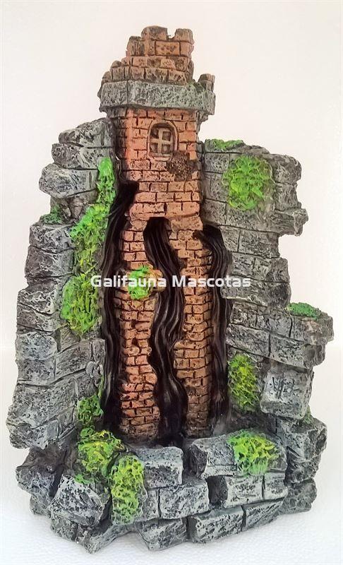 Decoración Torre en ruinas con Fuente de arena. - Imagen 2