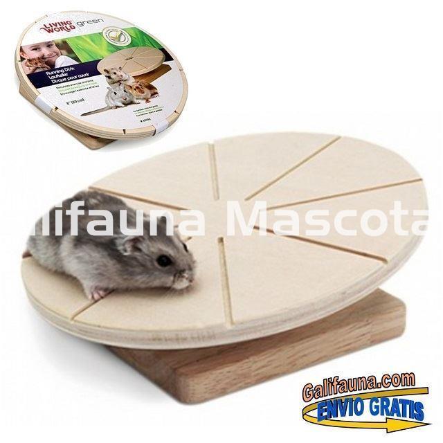 DISCO DE MADERA para Hamsters y pequeños roedores. - Imagen 1