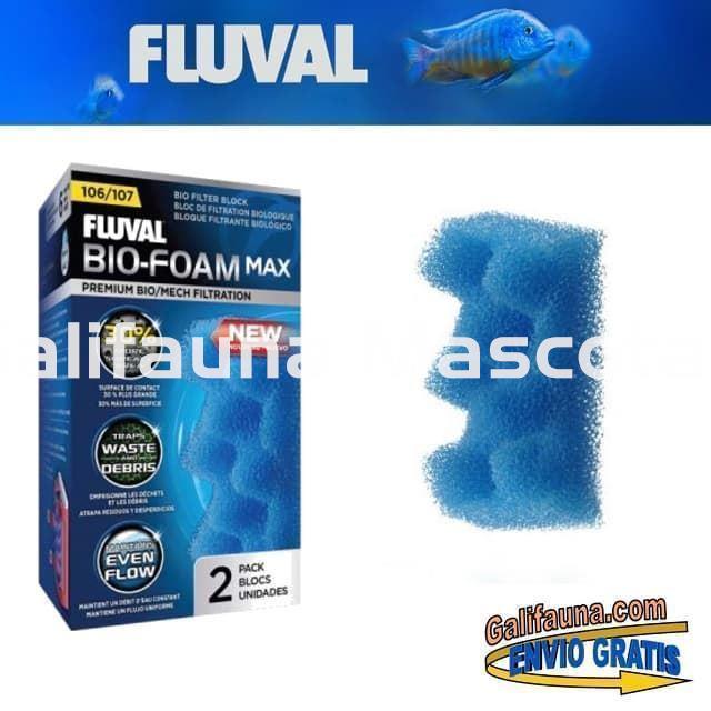 Esponja Foamex de recambio BIO-FOAM MAX para los filtro exteriores FLUVAL SERIE 06 Y 07 - Imagen 1