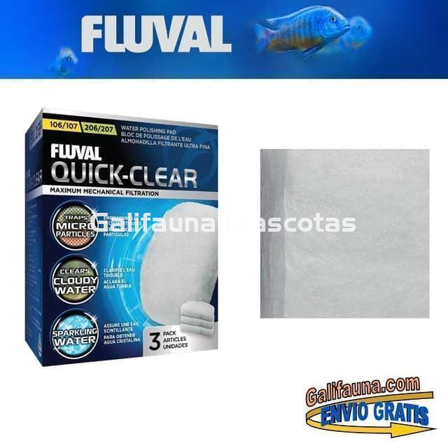 Esponja Perlon de recambio Quick-Clear para los filtro exteriores FLUVAL SERIE 06 Y 07 - Imagen 1