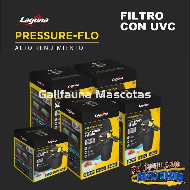 Filtro presurizado para estanque LAGUNA PRESSURE FLO UVC. Con un clarificador UVC incluído. - Imagen 1