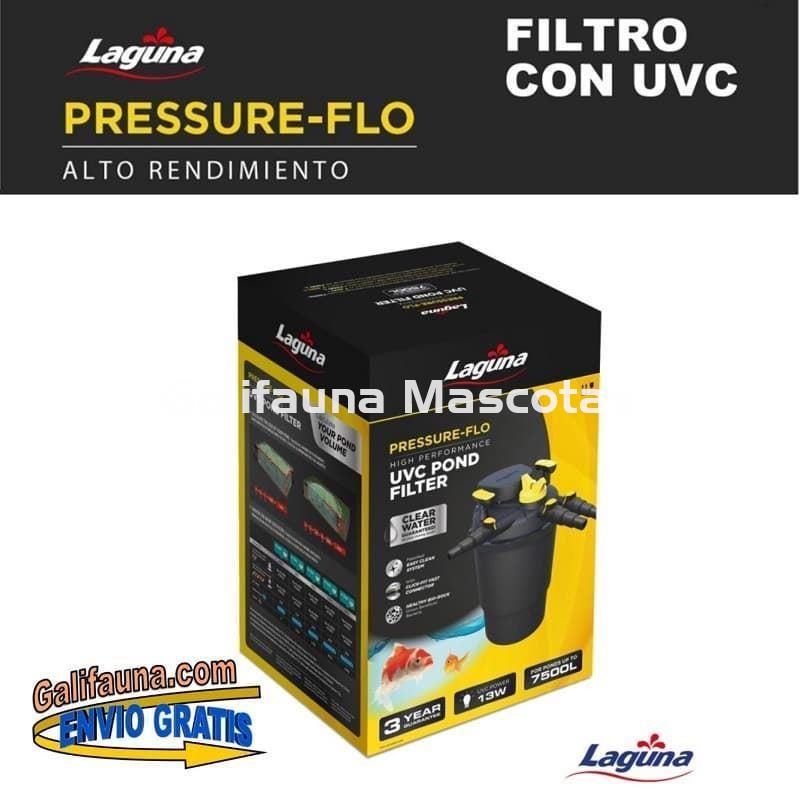 Filtro presurizado para estanque LAGUNA PRESSURE FLO UVC. Con un clarificador UVC incluído. - Imagen 3