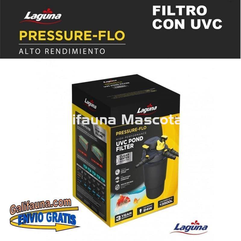 Filtro presurizado para estanque LAGUNA PRESSURE FLO UVC. Con un clarificador UVC incluído. - Imagen 4