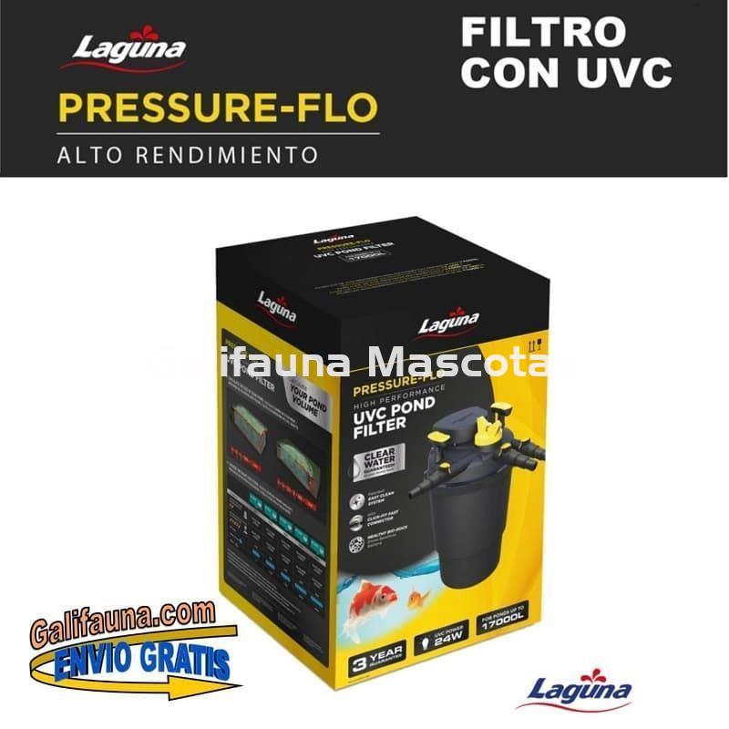 Filtro presurizado para estanque LAGUNA PRESSURE FLO UVC. Con un clarificador UVC incluído. - Imagen 5