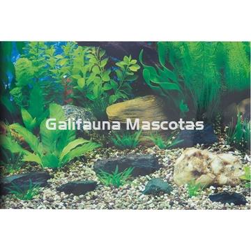 Fondo decorativo de acuario Amazonas / Nilo.  Alto especial Acuarios gigantes. - Imagen 2