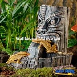 Fuente Cascada - bebedero TIKI para terrarios. Decoración útil. - Imagen 1