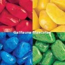 Grava de color varios colores especial para acuarios. 1 kg. - Imagen 1