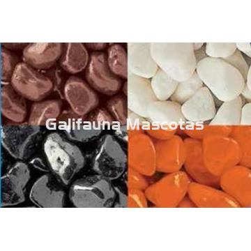 Grava de color varios colores especial para acuarios. 1 kg. - Imagen 2