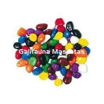 Grava multicolor "Arco Iris"especial para acuarios. 1 kg. - Imagen 1