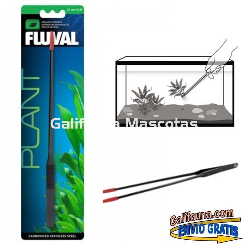 HERRAMIENTAS PARA AQUASCAPING FLUVAL PLANT: - PINZAS FORCEPS CON PUNTAS DE GOMA - - Imagen 2