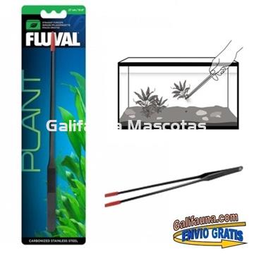 HERRAMIENTAS PARA AQUASCAPING FLUVAL PLANT:  - PINZAS FORCEPS CON PUNTAS DE GOMA  - - Imagen 2