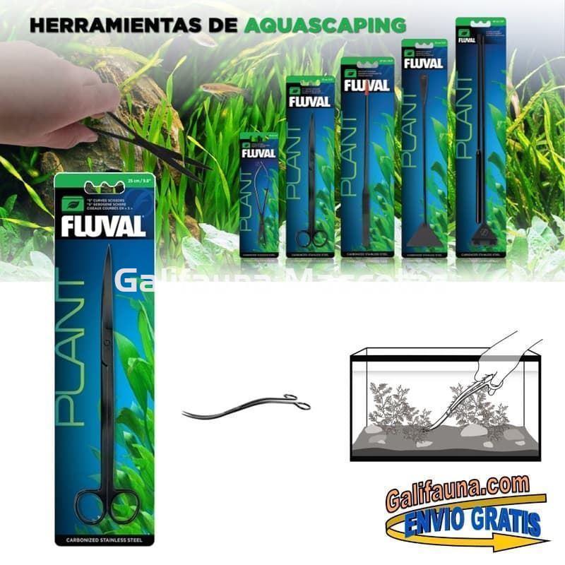 HERRAMIENTAS PARA AQUASCAPING FLUVAL PLANT: - TIJERA CURVA “S” - - Imagen 1