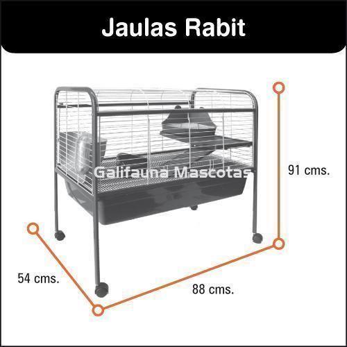 Jaula para conejo con soporte. A todo confort. - Imagen 2