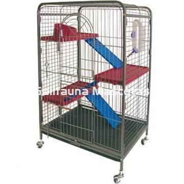 Jaula para Huron o Chinchilla. 3 alturas. - Imagen 1