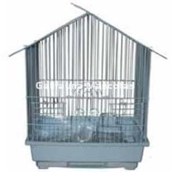 Jaula para pajaros modelo casita. 30x23x39cm. - Imagen 1