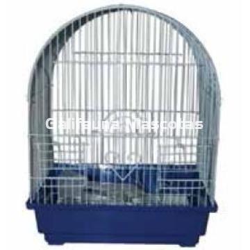 Jaula para pajaros modelo ovalada. 30x23x39cm. - Imagen 1