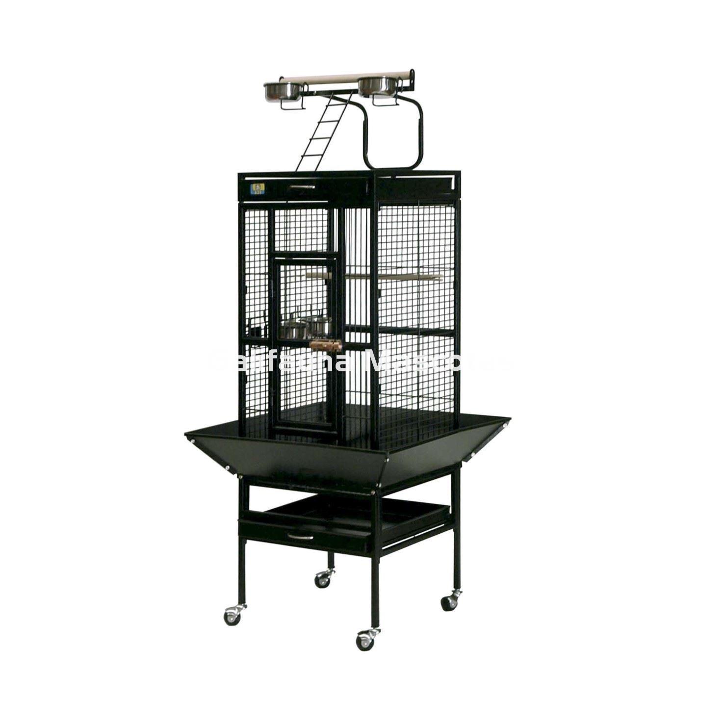 Jaula RECREO con pie exterior para pájaros - Imagen 2