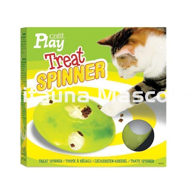 Juguete Comedero para gato interactivo TREAT SPINNER CATIT PLAY. - Imagen 1