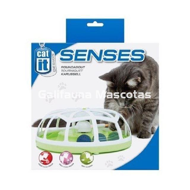 Juguete interactivo SENSES ROUNDABOUT para gato. - Imagen 2