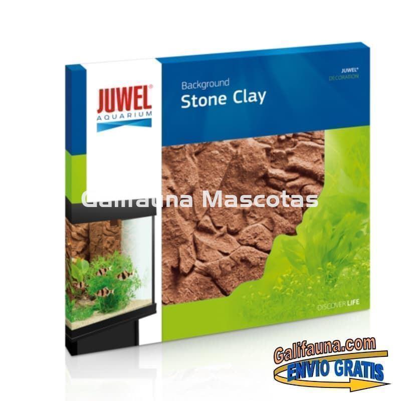 KIT 2 TRASERAS Y 1 CUBRE FILTRO FONDO DECORATIVO 3D JUWEL STONE CLAY PARA ACUARIOS. - Imagen 4