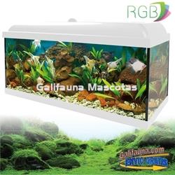 Kit acuario Aqua-LED 240 litros con iluminación RGB. Kit LED completo especial plantación. - Imagen 1