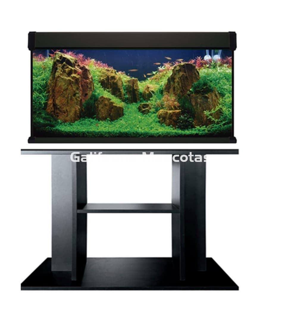 KIT ACUARIO de 100 litros AQUALUXPRO + MESA AQUA STAND - Imagen 1