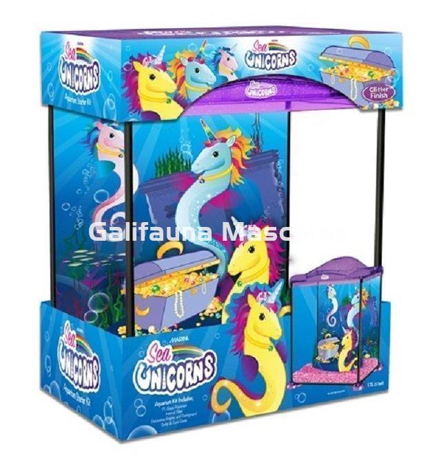 Kit acuario infantil UNICORNO MARINA. - Imagen 2