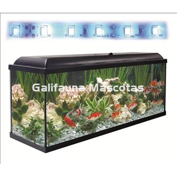 Kit acuario + Mesa Aqua-LED 130 litros. ACUARIO + MESA. COLOR NEGRO - Imagen 2