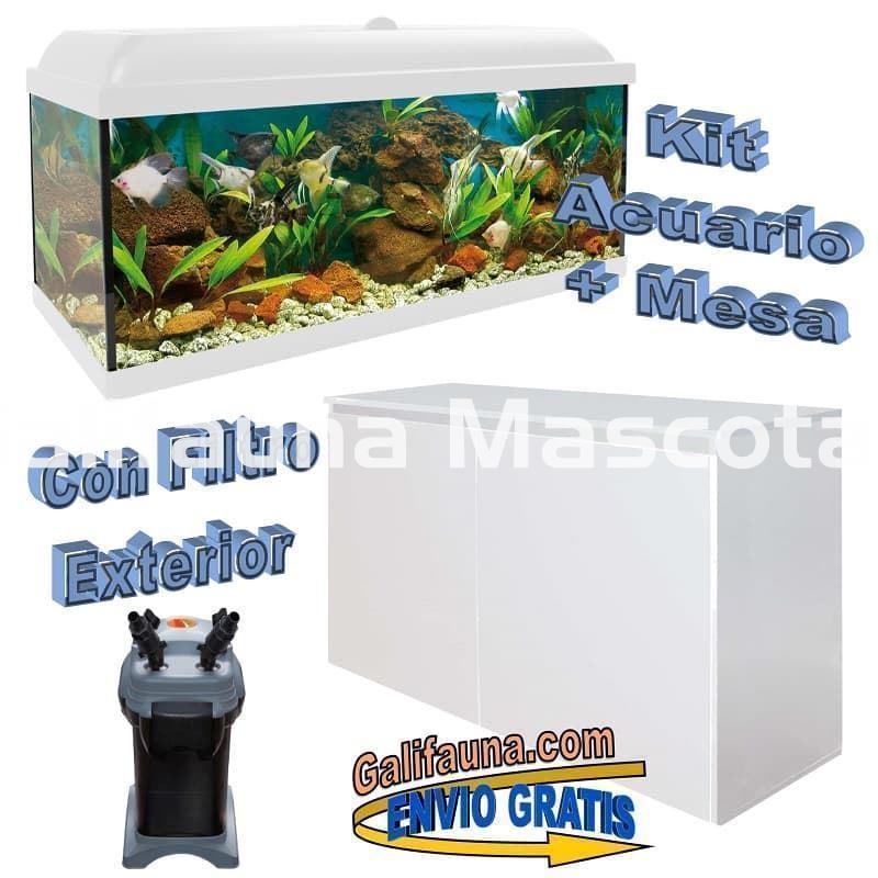 Kit acuario + Mesa Aqua-LED 300 litros. ACUARIO + MESA. - Imagen 2