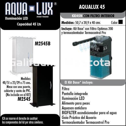 Kit Aqua-Lux 45 l. Led Azul. Luz de luna. - Imagen 4
