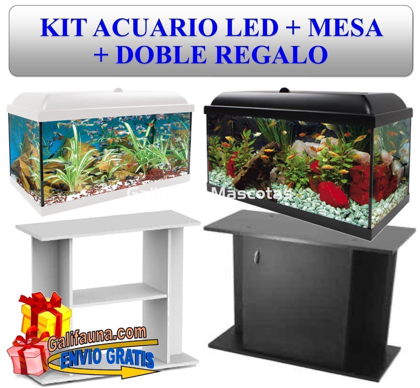 KIT AQUALED + MESA 100 L. + DOBLE REGALO. - Imagen 1