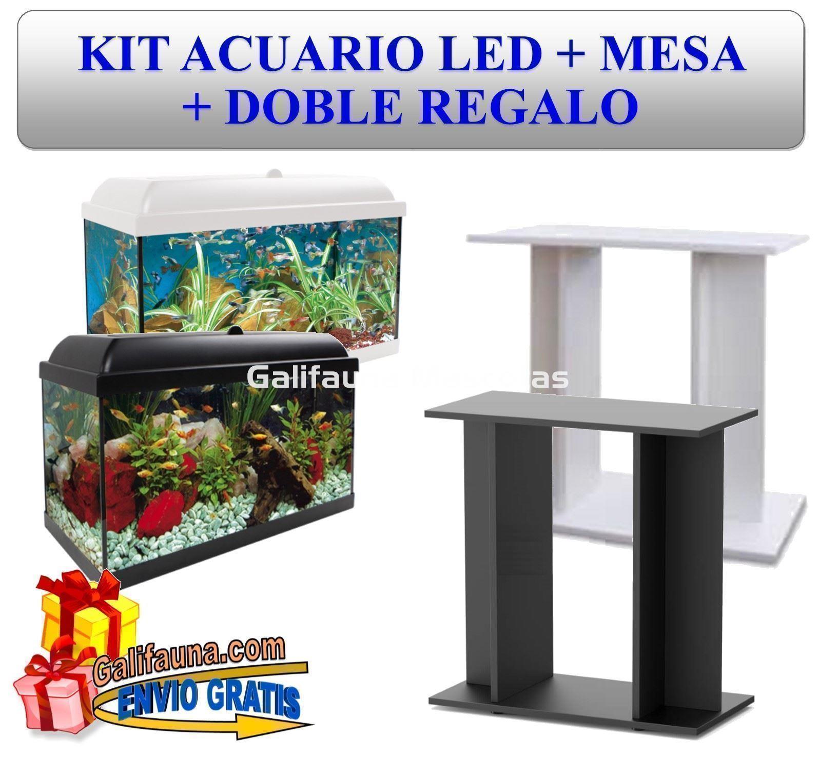 KIT AQUALED + MESA 45 L. + DOBLE REGALO. - Imagen 1