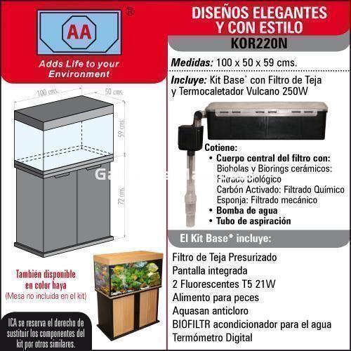 Kit completo AA Acuario Orient 220 litros. - Imagen 5