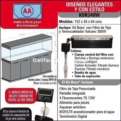 Kit completo AA Acuario Orient 340 litros. - Imagen 5