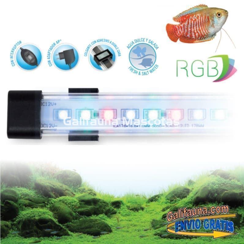 Kit de iluminación Led RGB. Tira de Led RGB (Rojo, Verde y Azul). - Imagen 1