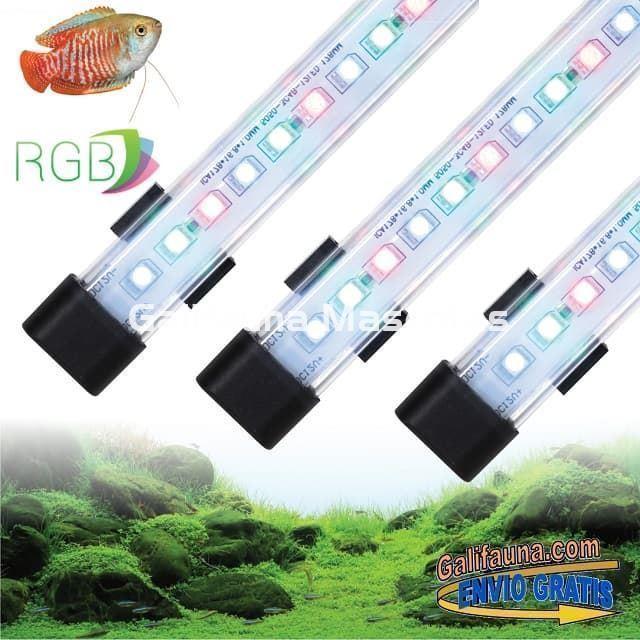 Kit de iluminación Led RGB. Tira de Led RGB (Rojo, Verde y Azul). - Imagen 2