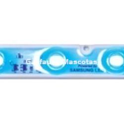 Kit mini tira 3 leds Azul en carcasa de aluminio ICA. - Imagen 1