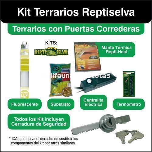 KIT Terrario Gigante Reptiselva. 180 y 240 litros. Con todo incluido. - Imagen 2