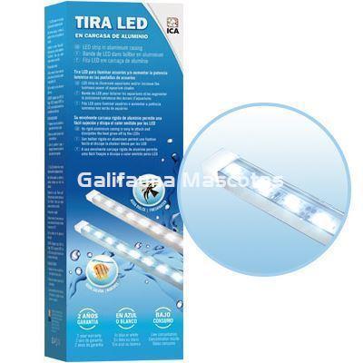 Kit tira de led Azul en carcasa de aluminio ICA. - Imagen 2