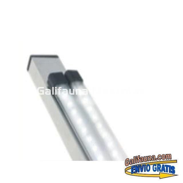 Kit tiras de led Blanca en carcasa plástica montadas sobre guía de aluminio para grandes acuarios. - Imagen 1