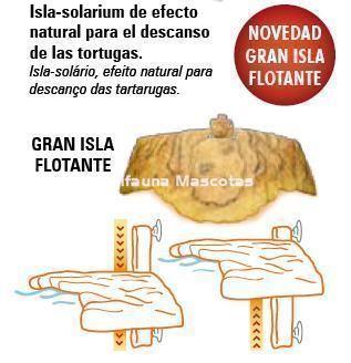 Kit Tortuguera gigante "gran isla flotante" 80 y 100 Cm. - Imagen 2