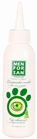 Limpiador ocular Menforsan 125 ml, para gatos y perros - Imagen 1