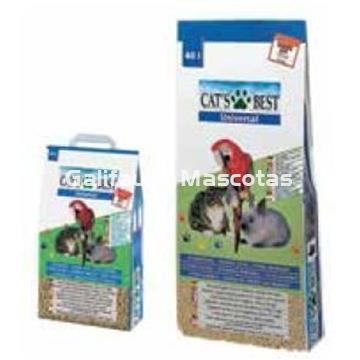 Litter de madera para gato, pájaros y roedores. - Imagen 1