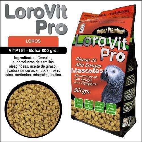 LOROVIT PRO Pienso ALTA ENERGIA para Loros. Alimento super premium para aves. - Imagen 1