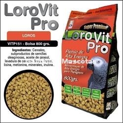LOROVIT PRO Pienso ALTA ENERGIA para Loros. Alimento super premium para aves. - Imagen 1