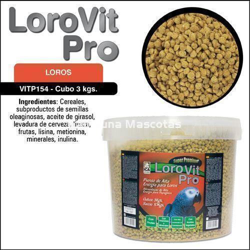 LOROVIT PRO Pienso ALTA ENERGIA para Loros. Alimento super premium para aves. - Imagen 2