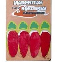 Maderitas masticables para roedores. 1 blister. - Imagen 1