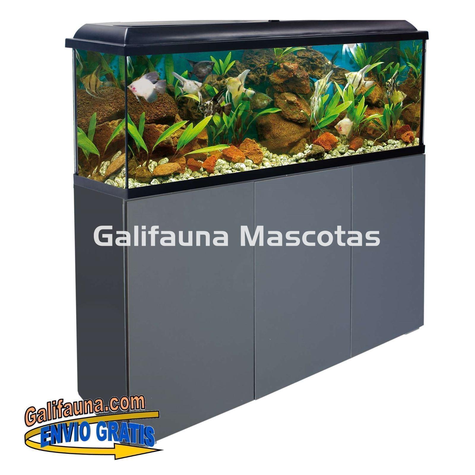 Mesa de acuario de 120 x 39,7 cm en varios colores. Mueble para acuario con sistema PUSH. - Imagen 3